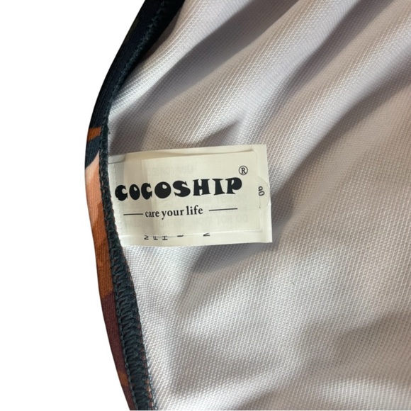 Floral High-Waisted Bikini Bottoms 14 - Picture 3 of 4